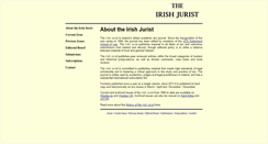 Desktop Screenshot of irishjurist.com